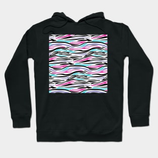 Colorful Retro Modern Abstract Pattern Hoodie